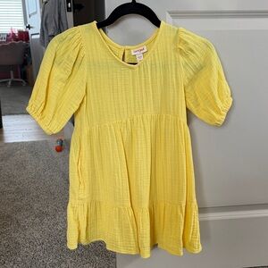 Cat & Jack Sunny Yellow Ruffle Dress